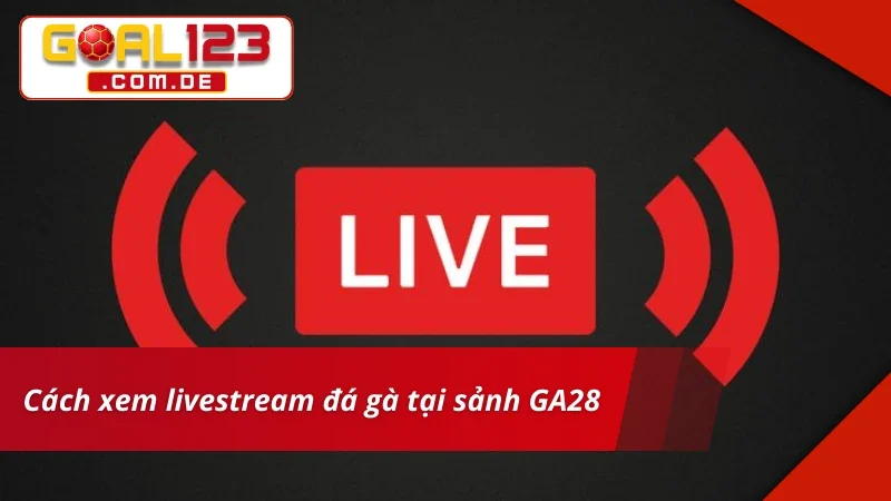 GA28 Đá Gà GOAL123 – Sảnh Cược Chất Lượng Xem Live Siêu Nét 6 GA28 Đá Gà hỗ trợ xem livestream siêu nét